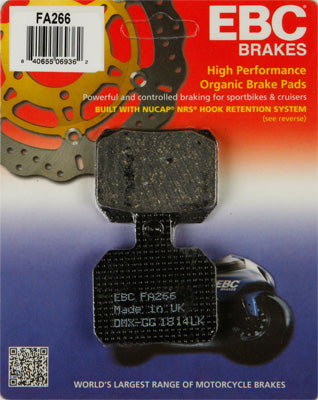EBC BRAKE PADS PART# FA266 NEW
