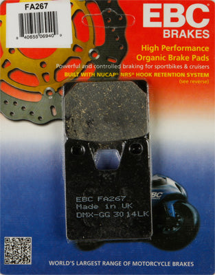 EBC BRAKE PADS PART# FA267 NEW