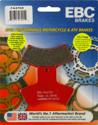 EBC BRAKE PADS PART# FA270X NEW