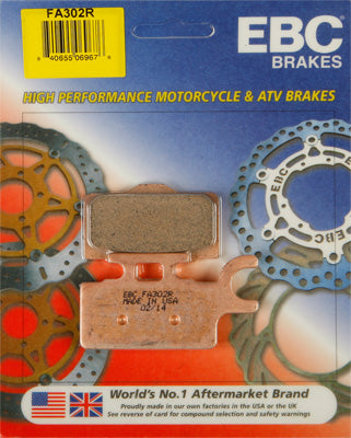 EBC BRAKE PADS PART# FA302R NEW