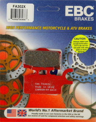 EBC BRAKE PADS PART# FA302X NEW