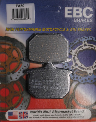 EBC BRAKE PADS PART# FA30 NEW
