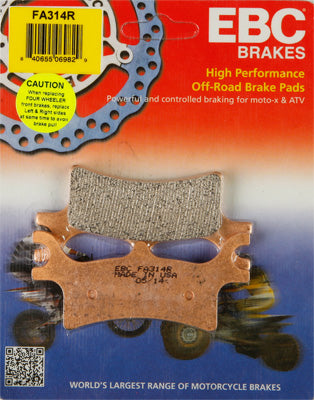 EBC Brakes EBC METALLIC BRAKE PADS # FA313R NEW
