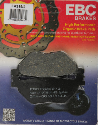 EBC BRAKE PADS PART# FA319/2 NEW