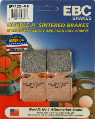 EBC EXTREME PRO BRAKE PADS PART NUMBER EPFA322/4HH