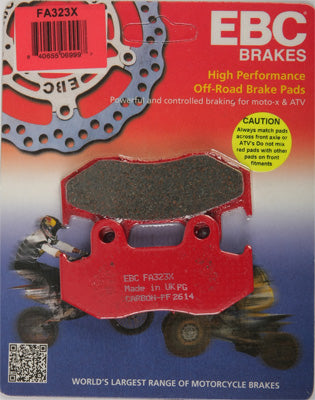 EBC Brakes EBC SINTERED BRAKE PADS YFZ450 '06-13 # FA323R NEW