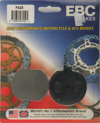 EBC BRAKE PADS PART# FA33 NEW