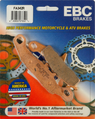 EBC BRAKE PADS PART# FA342R NEW