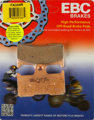 EBC BRAKE PADS PART# FA344R NEW