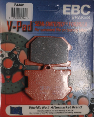 EBC BRAKE PADS V-SERIES PART# FA34V NEW