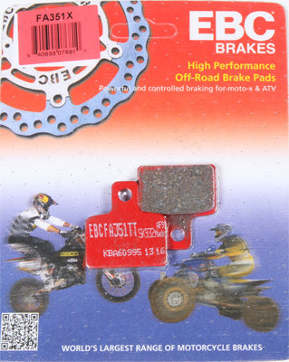 EBC Brakes BRAKE PADS PART NUMBER FA35