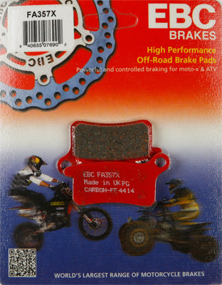 EBC Brakes EBC METALLIC BRAKE PADS # FA357R NEW