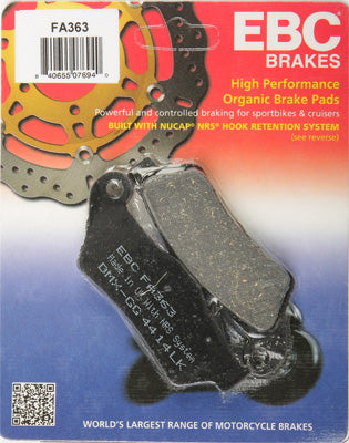 EBC BRAKE PADS PART# FA363 NEW