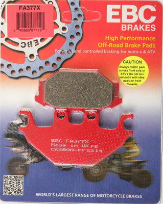 EBC BRAKE PADS PART# FA377X NEW