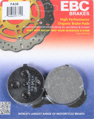 EBC BRAKE PADS PART# FA38 NEW