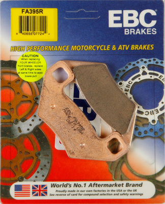 EBC BRAKE PADS PART# FA395R NEW