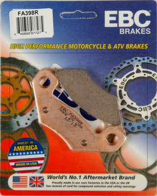EBC BRAKE PADS PART# FA398R NEW