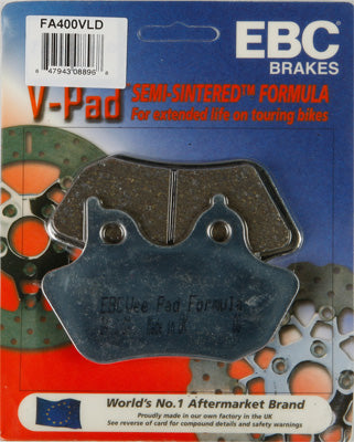 EBC Brakes EBC SEMI-SINTERED V-BRAKE PADS # FA400V NEW