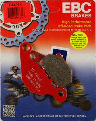 EBC BRAKE PADS PART# FA401X NEW