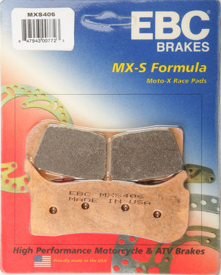 EBC BRAKE PADS PART# MXS406 NEW