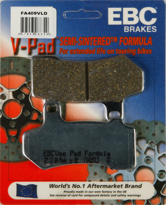 EBC BRAKE PADS V-SERIES CHROME PART# FA409VLD NEW