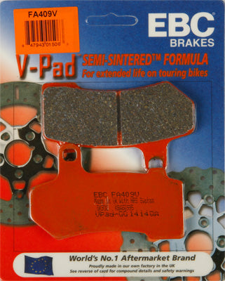 EBC BRAKE PADS V-SERIES PART# FA409V NEW