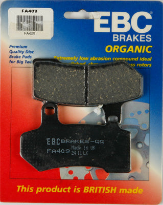 EBC BRAKE PADS PART# FA409 NEW