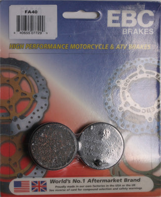 EBC BRAKE PADS PART# FA40 NEW