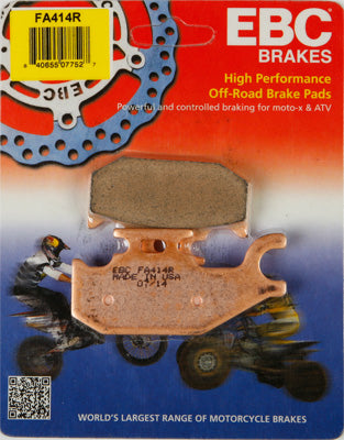 EBC BRAKE PADS PART# FA414R NEW