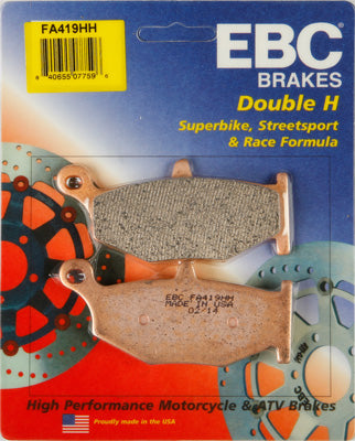 EBC BRAKE PADS PART# FA419HH NEW