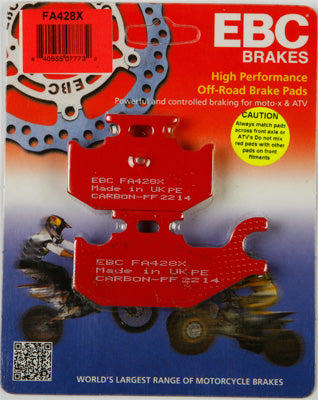 EBC Brakes EBC METALLIC BRAKE PADS # FA428R NEW