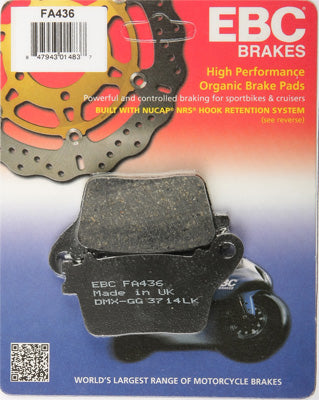 EBC BRAKE PADS PART# FA436 NEW