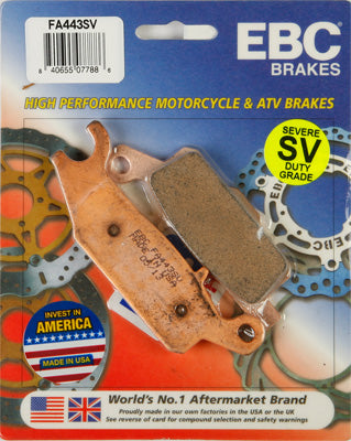 EBC Brakes EBC METALLIC BRAKE PADS # FA443R NEW