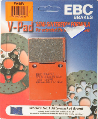 EBC Brakes EBC SEMI-SINTERED V-BRAKE PADS # FA458V NEW