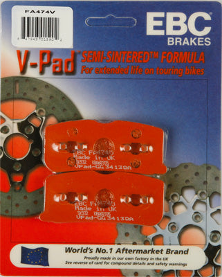 EBC BRAKE PADS V-SERIES PART# FA474V NEW