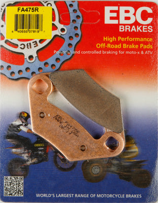 EBC BRAKE PADS PART# FA475R NEW