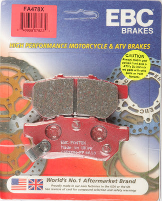 EBC BRAKE PADS PART# FA478X NEW
