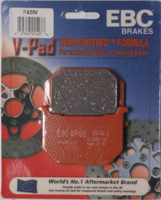 EBC BRAKE PADS V-SERIES PART# FA51V NEW