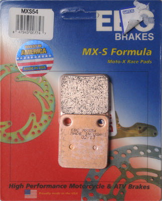EBC Brakes EBC MX SINTERED BRK PADS YZ250F/450F '0 # MXS450 NEW