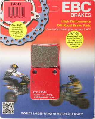 EBC Brakes EBC METALLIC BRAKE PADS # FA54R NEW