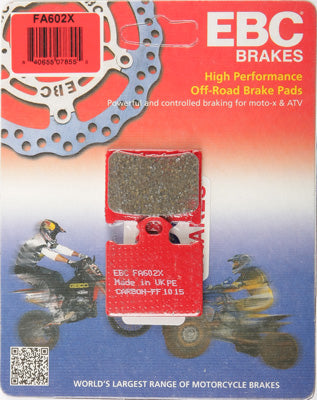 EBC BRAKE PADS PART# FA602X NEW