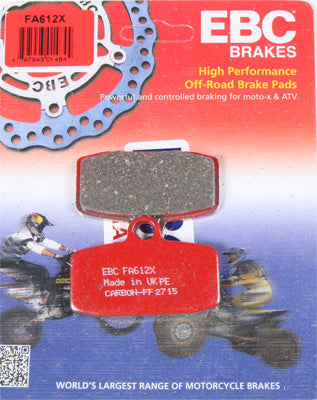 EBC Brakes EBC METALLIC BRAKE PADS # FA612R NEW