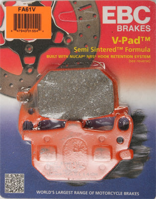 EBC BRAKE PADS V-SERIES PART# FA61V NEW