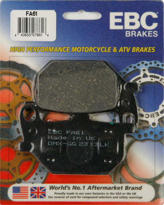 EBC BRAKE PADS PART# FA61 NEW