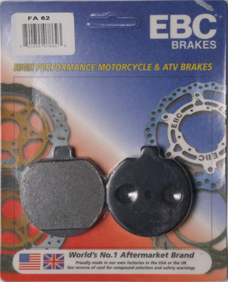 EBC BRAKE PADS PART# FA62 NEW