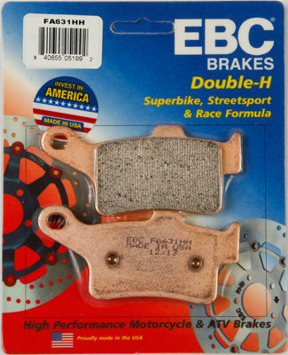 EBC EBC BRAKE PADS PART# FA631HH NEW