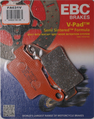 EBC EBC BRAKE PADS PART# FA631V NEW