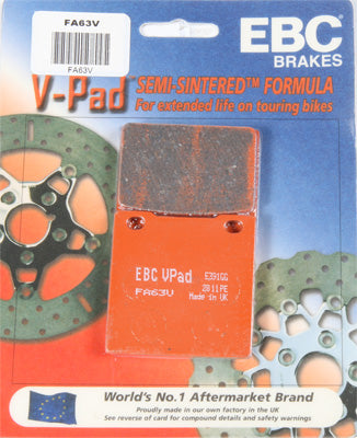 EBC BRAKE PADS V-SERIES PART# FA63V NEW