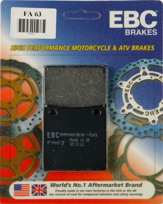 EBC BRAKE PADS PART# FA63 NEW
