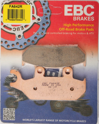 EBC EBC BRAKE PADS PART# FA642R NEW